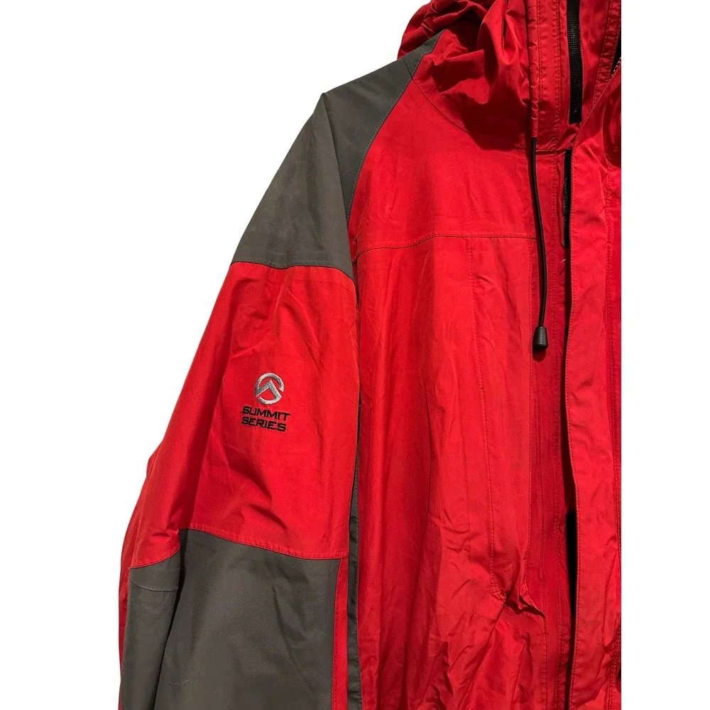The North Face Summit Series Gore-Tex XCR Jacket Mens XL Red Grey Parka Shell - Picture 3 of 9